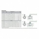 Apollo Valves Manual 2-Way Ball Valve,NPT,Brass,Bronze 77CLF14501A