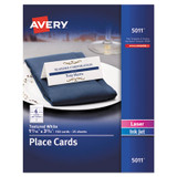 Avery® CARD,PAPER PLACE,WH 5011