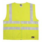 Kishigo High Visibility Vest,Yellow/Grn,2XL/3XL GF186-2X-3X