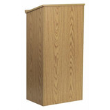 Flash Furniture Stand Up Lectern,Oak MT-M8830-LECT-OAK-GG