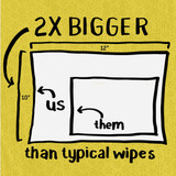 Tub O' Towels Heavy Duty Cleaning Wipes (90-Count) TW90 600365