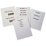 Aigner Laser Insert Sheets Letter Size 1-1/4"" x 6"" Size Pack of 400