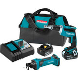 Makita LXT Cordless 2-Pc. Combo Kit 5.0Ah 18V Lithium-Ion Cut Out Tool