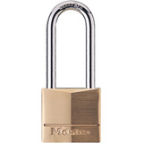 Master Lock 1-9/16 In. W. Solid Brass Keyed Different Padlock 140DLH