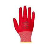 Dexterity Work Gloves,Nitrile,S,Red/Red,PR,PK12 S13NSI-7