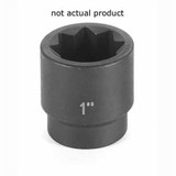 Grey Pneumatic Impact Socket,13/16",1/2"D,8pt. 2526S