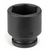 Grey Pneumatic Socket,24mm,3/4"D,Impact,6pt. 3024M