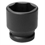 Grey Pneumatic Socket,30mm,3/4"D,Impact,6pt. 3030M