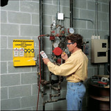 Brady Lockout Station,Valve Lockout,6 Padlocks LC391E