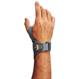 Proflex by Ergodyne Wrist Support,M,Left,Gray 70284