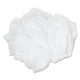 Hospeco New Bleached White T-Shirt Rags,Multi-Fa 455-25BP
