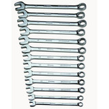 K-Tool International Hi Polish Metrc Combo Wrench Set,13 pcs. KTI-41800
