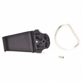 Msa Safety Belt Clip,Plastic,Black  10094830