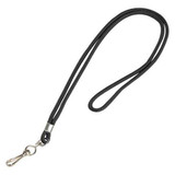 Partners Brand Lanyard,Standard,Hook,38",Black,PK24 LY100