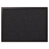 Mastervision Fabric Bulletin Board,24x18",Black FB0471168