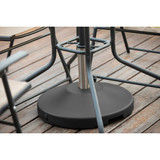 Us Weight Fillable Umbrella Base,Black FUB80BLKE