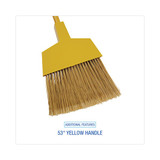 Unisan Poly BristleAngler Broom,49" Handle,PK12 UNS 932M