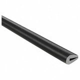 Trim-Lok Rubber Edging,1/4" H,25 ft L,1/2" W X1011-25