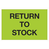 Tape Logic Label,Return to Stock,2x3" DL1151