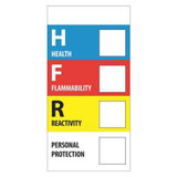 Tape Logic Label,Flammability Reactivity,1x2" DL1289