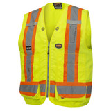 Pioneer Woven 150D Surveyor Vest,Green,2XL V1010141U-2XL