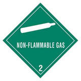 Tape Logic Label,Non-Flammable Gas,4x4" DL5100