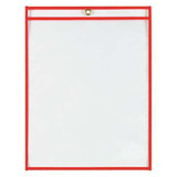 Partners Brand Job Ticket Holders,9x12",Neon Red,PK15 JTH115RD