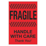 Tape Logic Label,Fragile HWC,4x6" DL1186