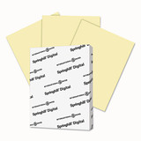 Springhill Paper,8.5x11,Vellum Bristol,Canary,PK250 036000