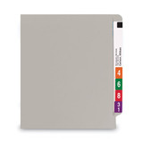 Smead Folder,End Tab,Gray,PK100 25310