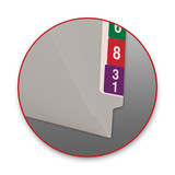 Smead Folder,End Tab,Gray,PK100 25310