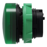 Schneider Electric Pilot Light Head, Green, LED, 22 mm ZB5AV033S