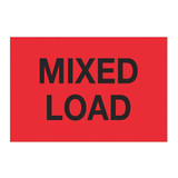 Tape Logic Label,Mixed Load,2"X3",Flrst Red DL1624