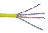 Genspeed Data Cable,Cat 6,23 AWG,1000ft,Yellow 7133802