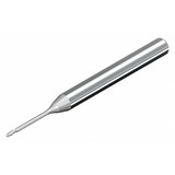 Micro 100 Ball End Mill,Single End,0.0310",Carbide BEF-075-400K