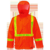 Viking Flame Resistant Rain Jacket,Orange,M 6050FRJ-M