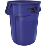 Rubbermaid Commercial Trash Can,55 gal.,33x26",Blue RUB355CBLU