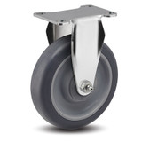 Medcaster Plate Caster,Rigid,5" Wheel Dia. AC05HSP125RGTP01