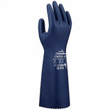 Showa Chemical-Resistant Gloves,Blue,2XL/11,PR CN751XXL-11