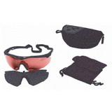 Revision Military Laser Safety Glasses,Anti-Fog,Regular 4-0152-9028