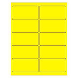 Tape Logic Laser Label,Rect,4x2",Fl Yellow,PK1000 LL178YE