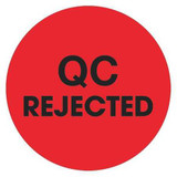 Tape Logic Label,QC Rejected,Circle 2" DL1256