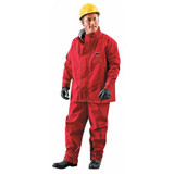 Ansell Chemical Resistant Jacket,Red,3XL 66-660