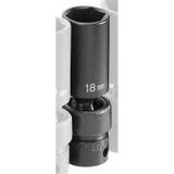 Grey Pneumatic Socket,3/8"Dx18mm,D Univ 1018UMD