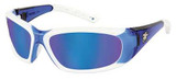 Mcr Safety Safety Glasses,Blue Mirror FF328B