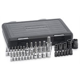 Kd Tools Torx Bit Socket Set,36 Piece 1/4",3/8",/ KDT80728