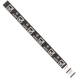Tyvek Tyvek Wristbands,3/4"x10",Wht,PK500 WR102WH