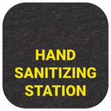 Pig Hand Sanitizing Station Floor Mark,PK10 GMM99002-BK