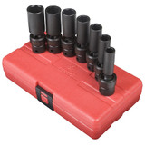 Sunex Deep SAE Unvrsl Impact Socket Set,7 pcs. 3656