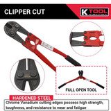 K-Tool International Clipper Cut Bolt Cutters,18" KTI-57318